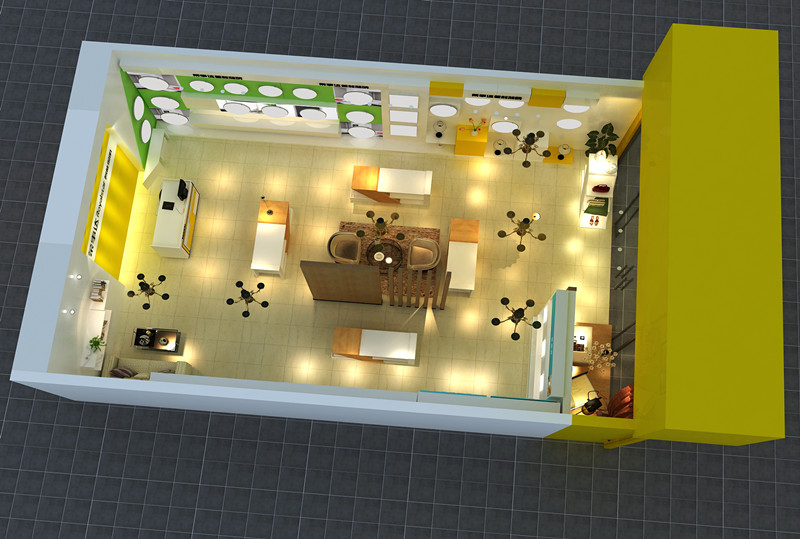 荣事达灯饰加盟店VI设计——店面门头形象4