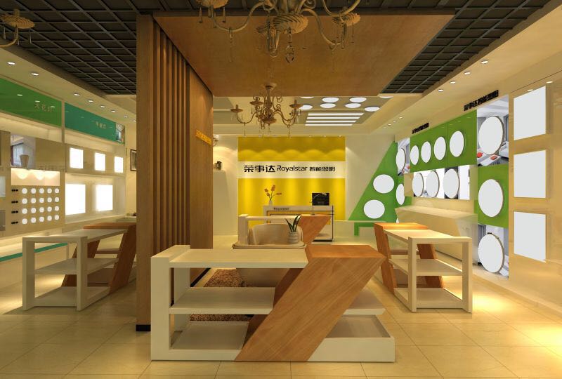 荣事达灯饰加盟店VI设计——店面内部形象