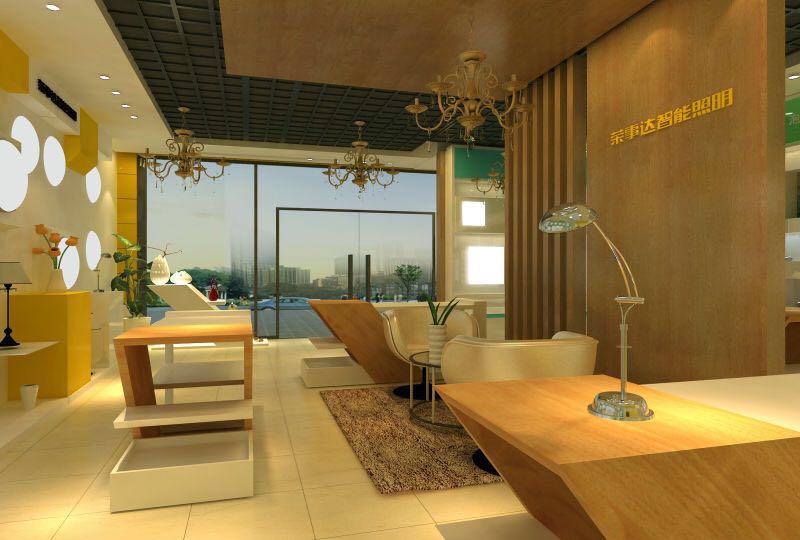 荣事达灯饰加盟店VI设计——店面内部形象3