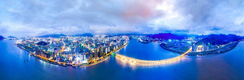 荣事达智能照明·瓯江南北岸不同角度的美