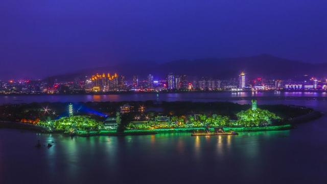 荣事达智能照明·瓯江南北岸不同角度的美